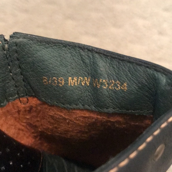 Born Black Leather Clogs Size 8 - Picture 9 of 11